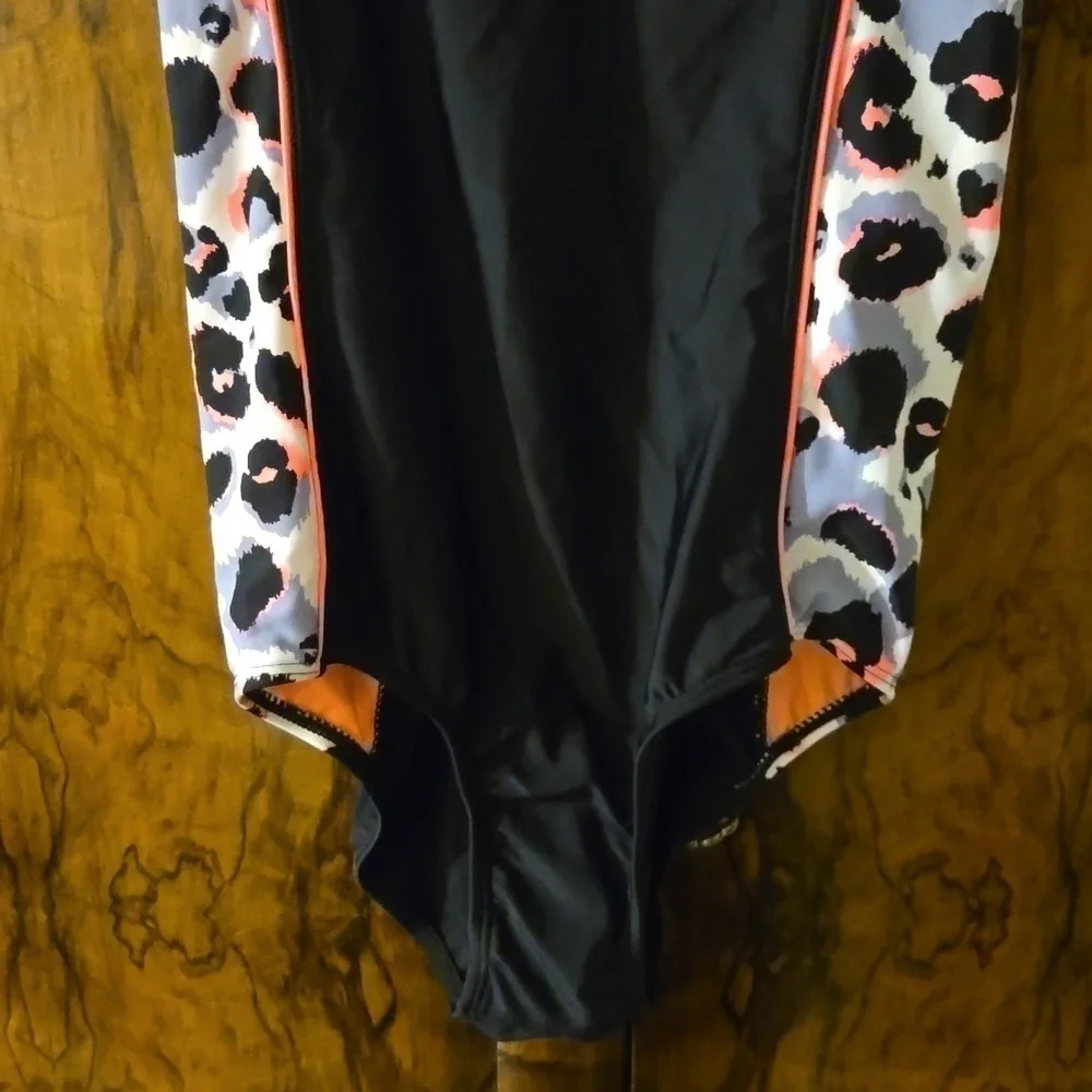 ZeroXposur Big Girls Pretty Plus One Piece Swimsuit Size 14P Large NWT
